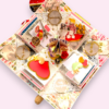 3 Layered Cute Teddy Love Explosion Box