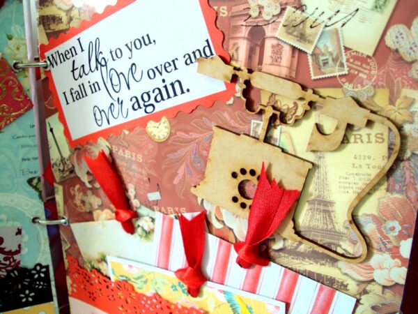 Too Much Love Handmade Quilled Scrapbook Too Much Love Handmade Quilled Scrapbook