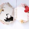Sparkling Diamond shaped love Scrapbook album Sparkling Diamond shaped love Scrapbook album