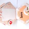 Sparkling Diamond shaped love Scrapbook album Sparkling Diamond shaped love Scrapbook album