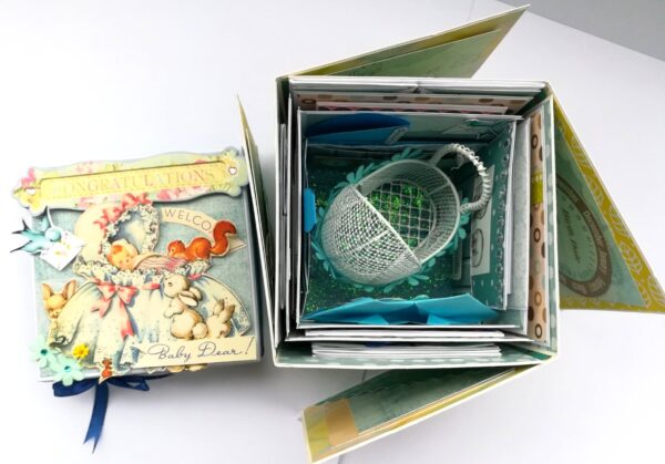 Baby Boy Explosion Box
