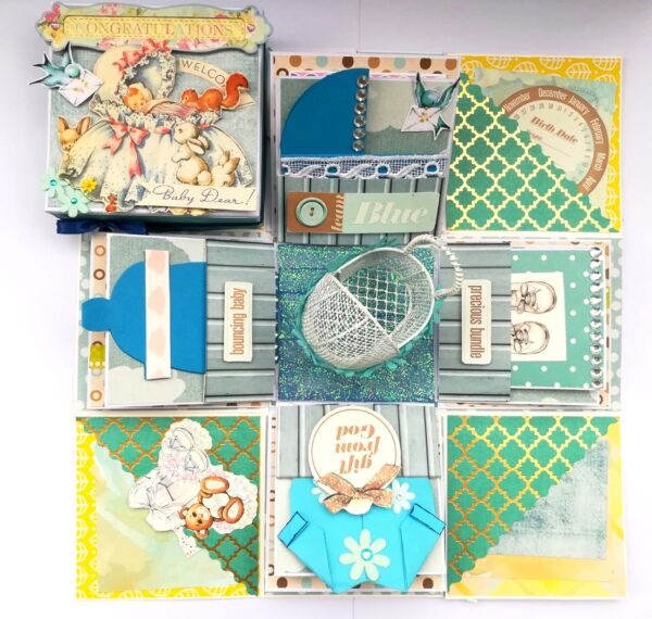 Baby Boy Explosion Box