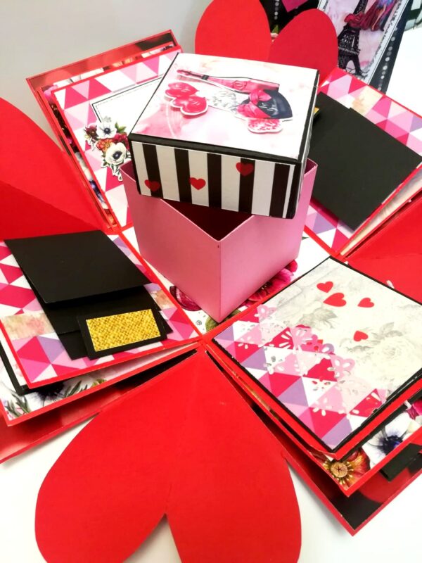 Love Valentine 3 layer Explosion Box