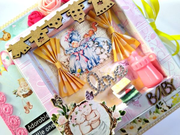 Sparkling Unisex Baby Scrapbook