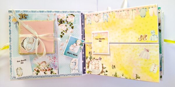 Sparkling Unisex Baby Scrapbook