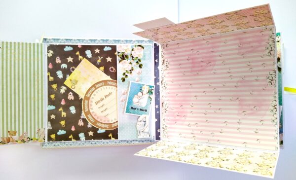 Sparkling Unisex Baby Scrapbook