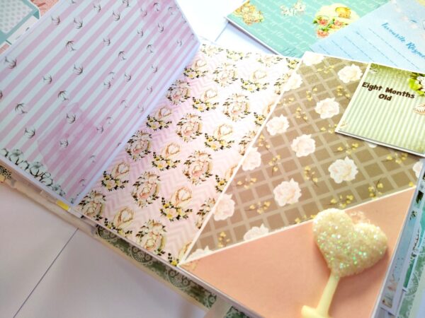Sparkling Unisex Baby Scrapbook