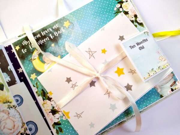 Sparkling Unisex Baby Scrapbook