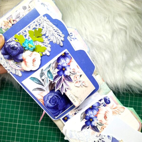 Camera style handmade designer scrapbook