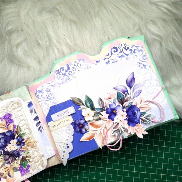Camera style handmade designer scrapbook