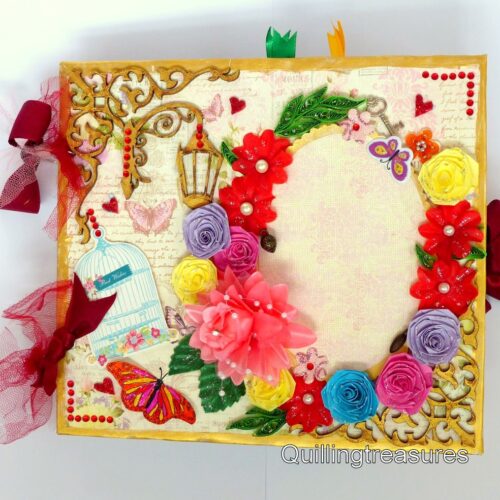 Exclusive Love And Birthday Quilled Scrapbook