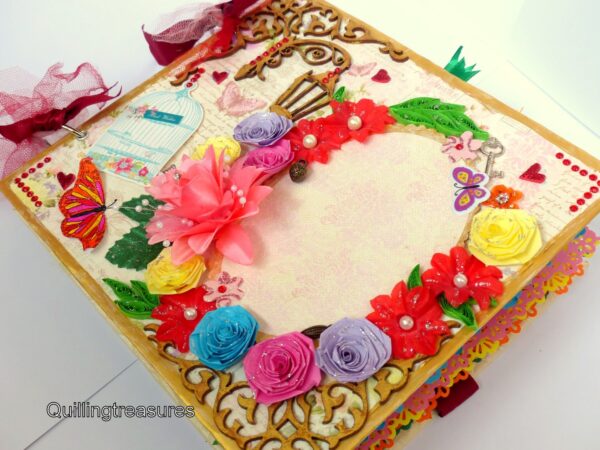 Exclusive Love And Birthday Quilled Scrapbook