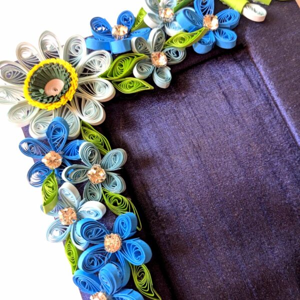 Sparkling Blue Quilled Photo Frame Sparkling Blue Quilled Photo Frame