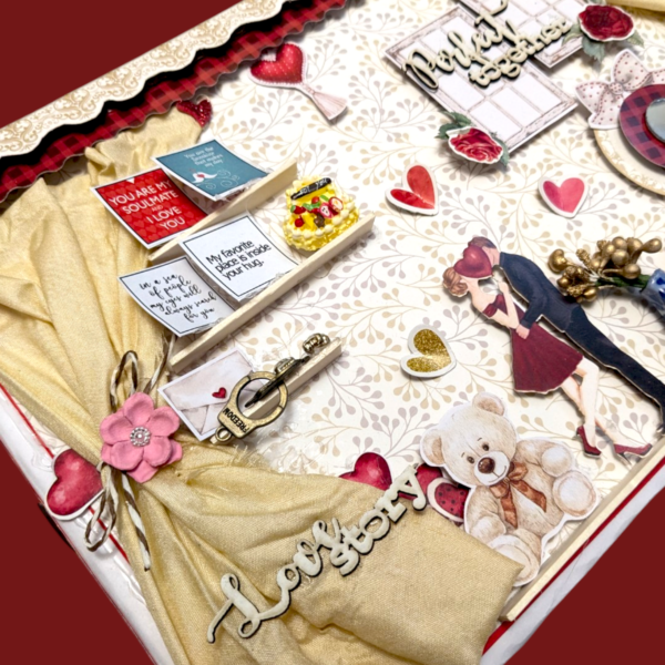 A4 size Love Scrapbook