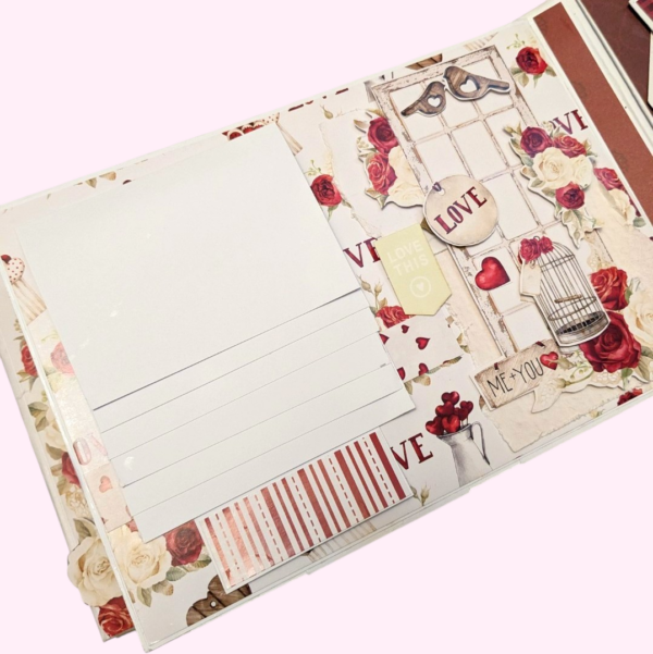 A4 size Love Scrapbook