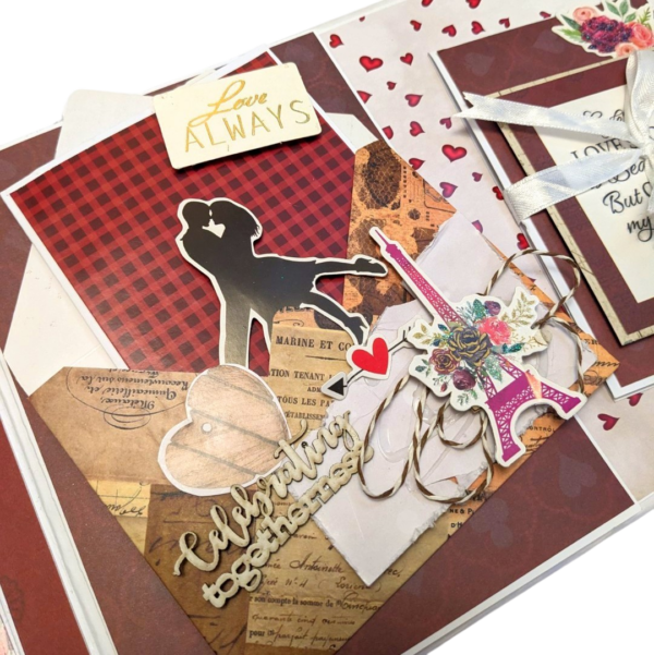A4 size Love Scrapbook