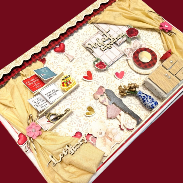 A4 size Love Scrapbook