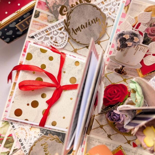 3 Layered Cute Teddy Love Explosion Box